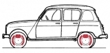 4L Berline de type R1120 fabriquées depuis juillet 1966 jusqu'à la fin de production.