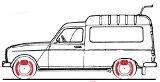 Type R2430 - Break R4L F6 Van
