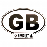 Autocollants Renault 4 - Pays