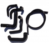 Hoses and silicone hose kits for Renault Estafette with electric cooling fan, Cleon 1100 engine, or 1300.