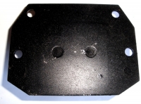 Mounting rubber, gearbox holder for Renault R4 4L. SHORE 80.