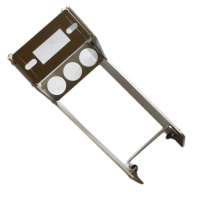 Optional 3-Gauge Assembly Faceplate for Center Console. Aluminum. V1.1. Registered Design. Product Delivered Raw, to be Polished or Painted.