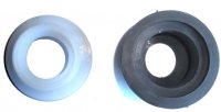 Rubber for shift lever control around the lever of the gearbox for Renault R4 4L.