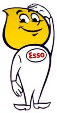 Sticker "Esso Man", for any Renault R4 4L or Renault Estafette.