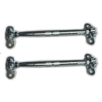 Pair of Long Range Fixings for Renault R4 4L or Renault Estafette. Overall Length Approximately 130mm.