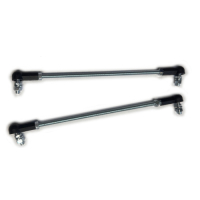 Pair of Long Range Fixings for Renault R4 4L or Renault Estafette. Overall Length Approximately 210mm.