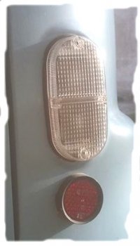 Taillight cover, all Renault Estafette from 1970 to end of production. Crystal.