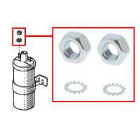 Set of Nuts and Washers for Coil Terminal Fixings. Renault R4 4L or Renault Estafette.