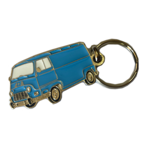 Porte clés Auto Rétro couleur Bleu marine