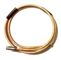 Rigid hose for short Renault Estafette between master cylinder and rear axle, for models from 1966 to end, single circuit.