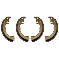 Peugeot 404, 504 - 4 Mâchoires Arrière - Garniture Verte - Mâchoires Largeur 45mm, Garniture Neuve Epaisseur 5mm. Prestation de Garnissage sur vos Anciennes Pieces.