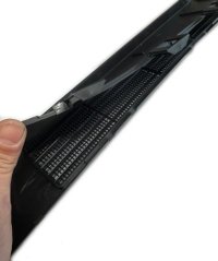 Lower Windscreen Grille for Renault R4 4L. Model with Cap. With Shutter on the Back.