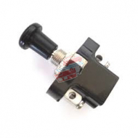 2-position switch for Renault R4 4L or Renault Estafette with screw terminals. Black.