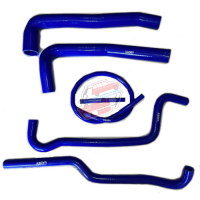 Cooling hose kit for Renault R4 4L with Cleon 956 or 1100cc engine. Color blue.