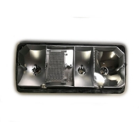 Tail lights plate for Renault R4 4L F6 van. Right side. Without the seal.
