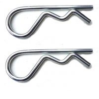 Beta pins for quick fixing of Renault R4 4L bonnet. The pair.