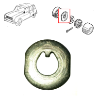 Rear bearing lock ashew for Renault R4 4L and Renault Estafette