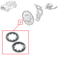 Washer for the Radiator Fan Motor Shaft for Renault R4 4L with Cléon Engine (956 or 1108CC). Washer that Blocks the Propeller. Unit.