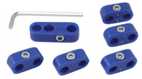 Spark plug wire separators for Renault R4 4L or Renault Estafette, Blue kit.
