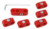 Spark plug wire separators or Renault R4 4L or Renault Estafette, Red kit.