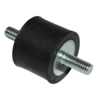 Silent Bloc de Tube d'Echappement pour Renault R4 4L. Forme Cylindrique, Grande Résistance, Conseillé pour les Renault R4 4L Préparées Raids.