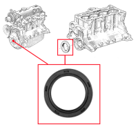 Crankshaft oil seal flywheel side for Renault R4 4L. Cleon 956 or 1100 engine.