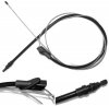 Primary brake cable for Renault R4 4L. From the handbrake lever to the secondary cables..