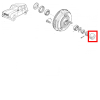 Bouchon de Moyeu Arrière. Pour Renault R4 4L. Fixation sur Tambour.