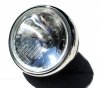Additional metal headlights for Renault R4 4L or Renault Estafette. With H3 100W bulb.