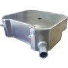 Fuel tank set for Renault R4 4L aluminum. Plug and play.