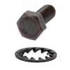 Wheel cylinder mounting screw and washer for Renault R4 4L or Renault Estafette. By unit.