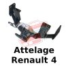 Attelage pour Renault R4 4L Berline ou Fourgonnette F4. Homologué.