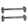 Pair of Long Range Fixings for Renault R4 4L or Renault Estafette. Overall Length Approximately 130mm.