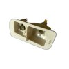Rectangular indicator plate for Renault R4 4L. Supplied with bulbs. Left side.