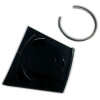 Centre Volant Noir pour Renault R4 4L. Sans Logo Renault.