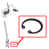 Circlip Maintains Gear Lever Gearbox Cover Renault R4 4L. Gearbox HA0/354.