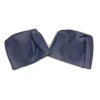 Covers for both headrests for Renault R4 4L GTL. 2 Parts. Color blue.