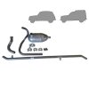 Complete exhaust line for Renault R4 4L.
