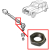 Nut for Locking the Outer Steering Ball Joint of Renault R4 4L. From the year of production 1968.