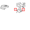 Screw Kit for the Lower Cover, Under the Steering Wheel of the Renault R4 4L.