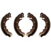 Renault 16, TL, TS, TX - Girling or Bendix - 4 Rear Shoes - Green Trim - Shoes Width 40mm, New Trim Thickness 5mm. Upholstery Service on your Old Parts.