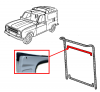 Door seal that fits on the Girafon or the Body for Renault R4 4L Van F4. For the Top or the Bottom of the Door.