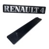 Monogram, Acronym, Tailgate Logo "RENAULT 4" for Renault R4 4L.