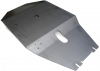 Kit galvanized OFF ROAD protection plates for Renault R4 4L.