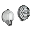 Phare Hallogène de Route Additionnel Chromé avec Grille pour Renault R4 4L ou Renault Estafette. Ampoule H3 12V 55W Incluse. A l'Unité.
