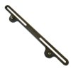 High Flow Fan Mounting Bracket on Original Renault R4 4L Radiator. Registered Model. Aluminum. Thickness 4mm. Welded Screws. With Nuts and Washers.