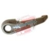 Gray plastic door handle for Renault R4 4L. Right side. Original quality.