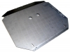Fuel tank protection plate for Renault R4 4L.