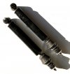 Pair of front shock absorbers for Renault R4 4L. Sedan from 10.1968 to end of production, and all 4L F4 or F6.