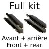 Shock absorber kit for Renault R4 4L. Front and rear.